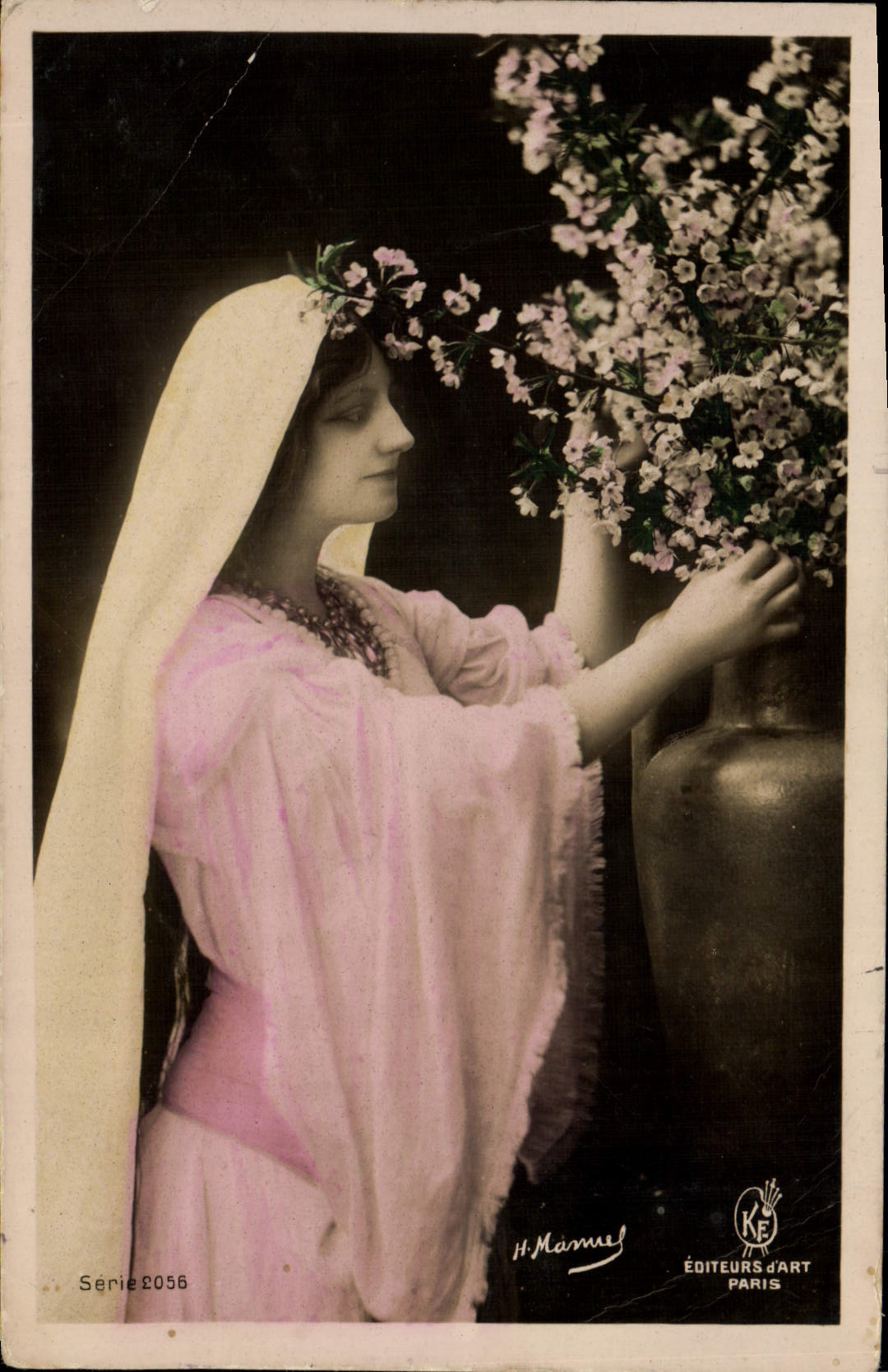CPA Fantaisie Femme