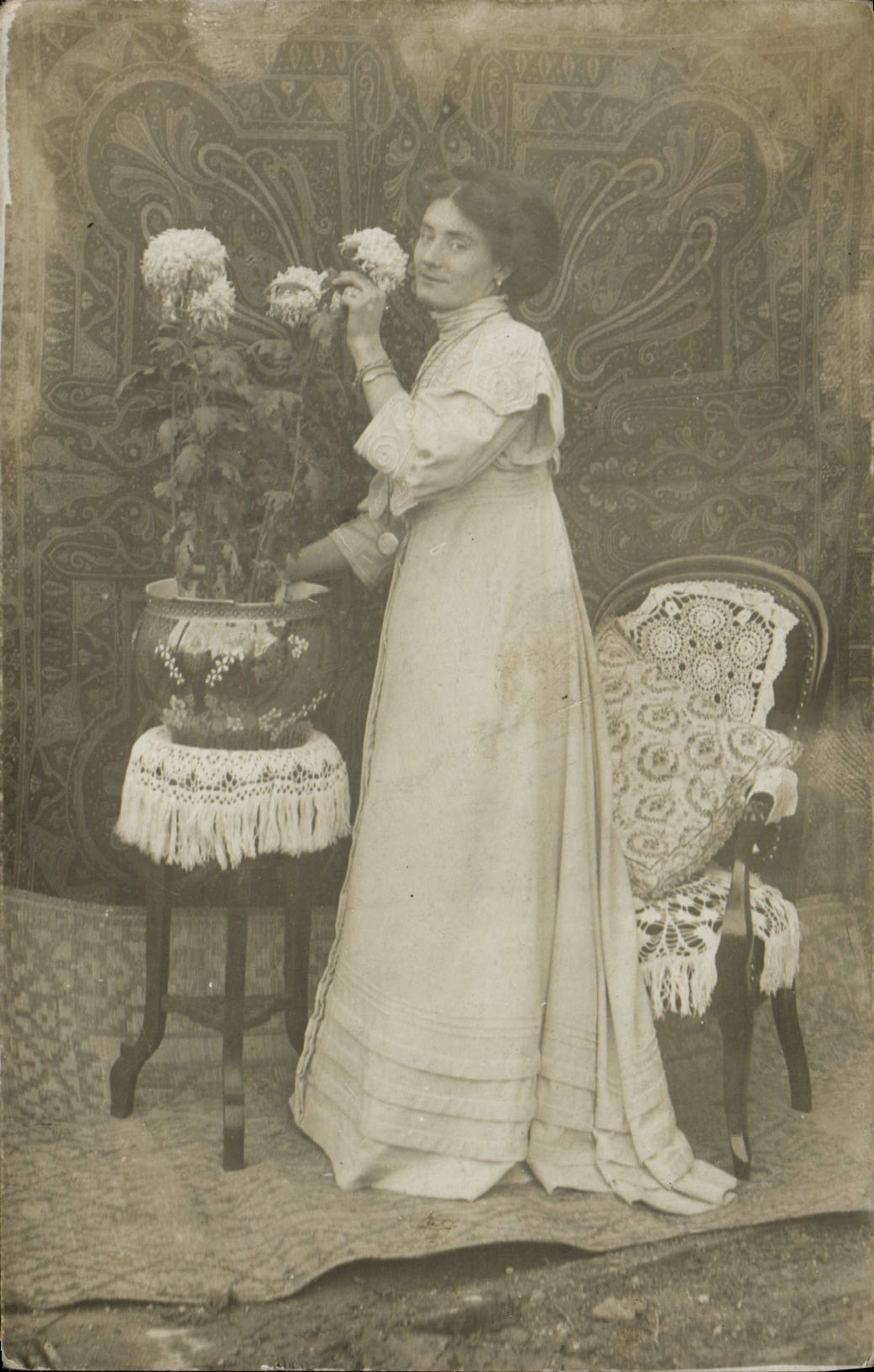 CPA Fantaisie Femme 
