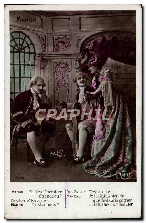 Manon — scena teatrale — Walery Paris n°44-23