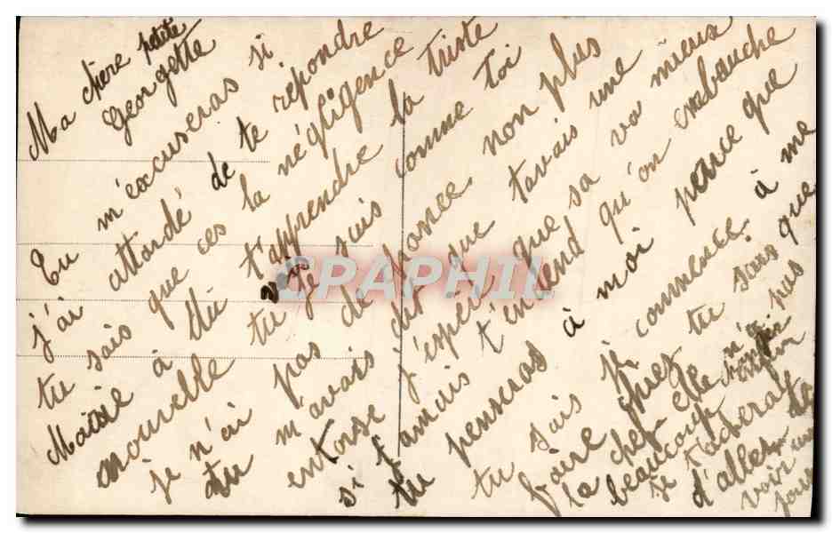 Couple amoureux — paysage côtier avec phare — éditeur Noyer, n° 1337 — Rückseite