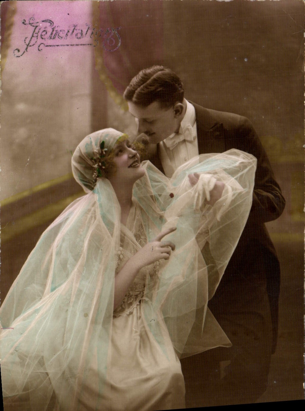 CPA Fantaisie Femme Mariage 