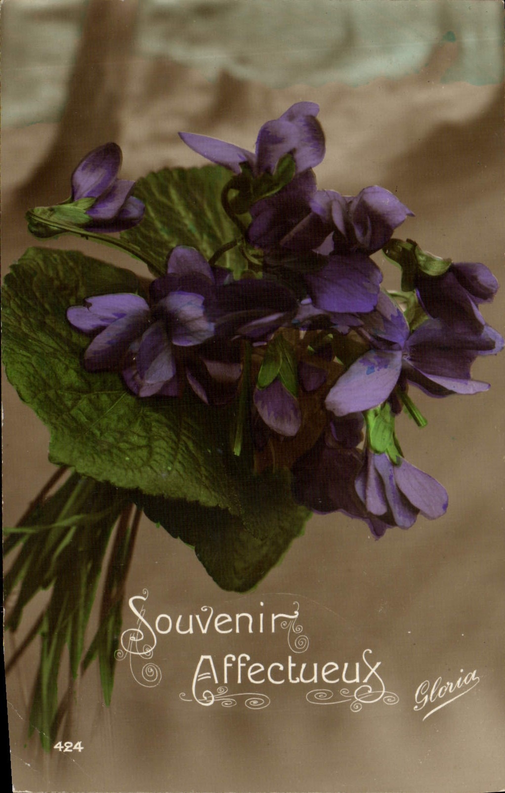 CPA Fantaisie Fleurs