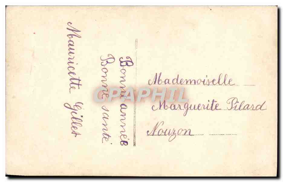 CPA Fantaisie Enfant — Verso