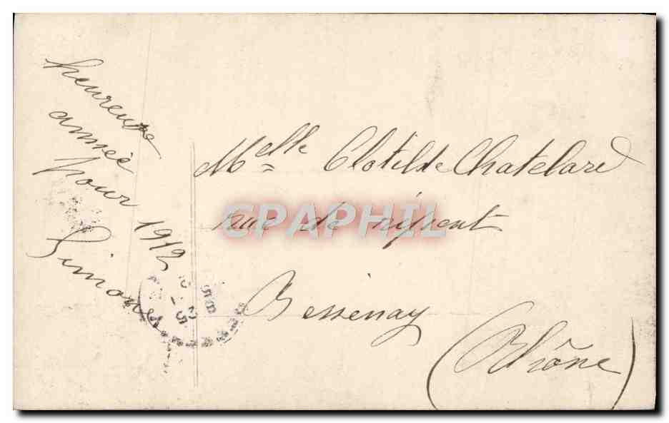 CPA Fantaisie Femme — Verso