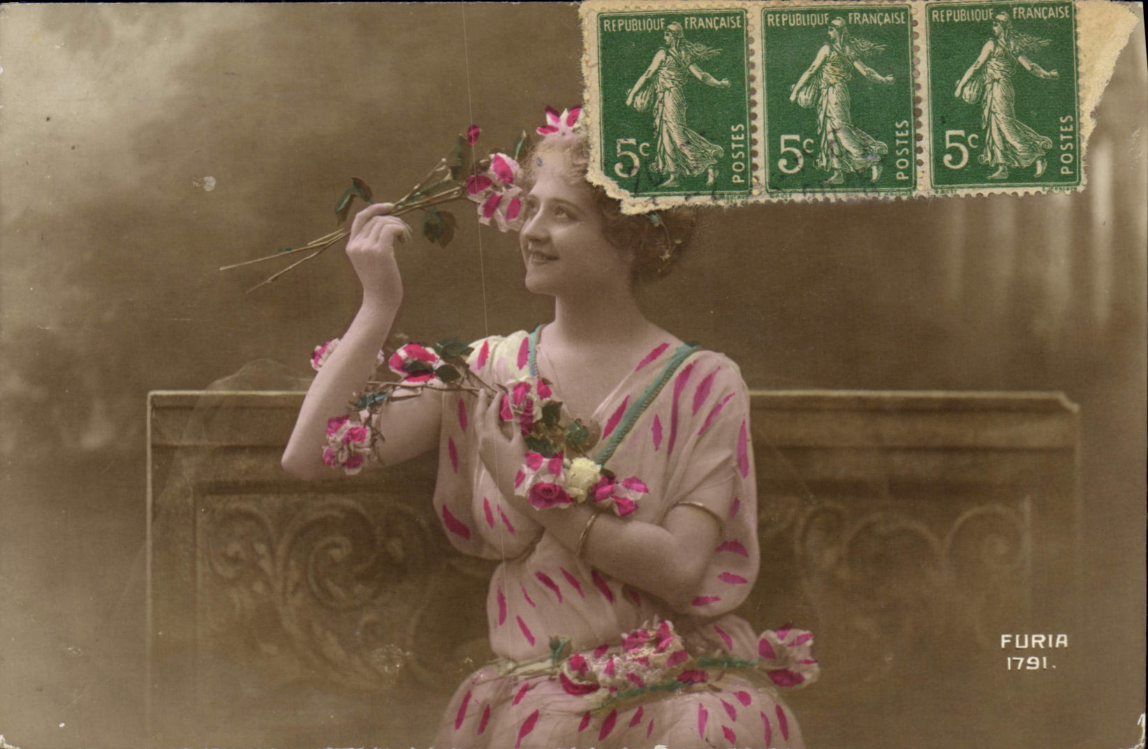 CPA Fantaisie Femme