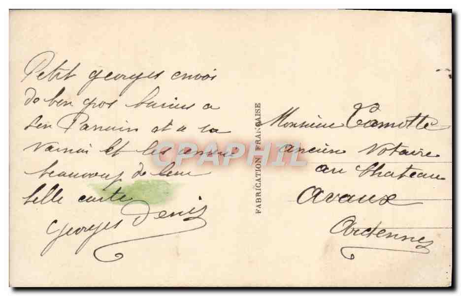 CPA Fantaisie Enfant Poney  — Rückseite