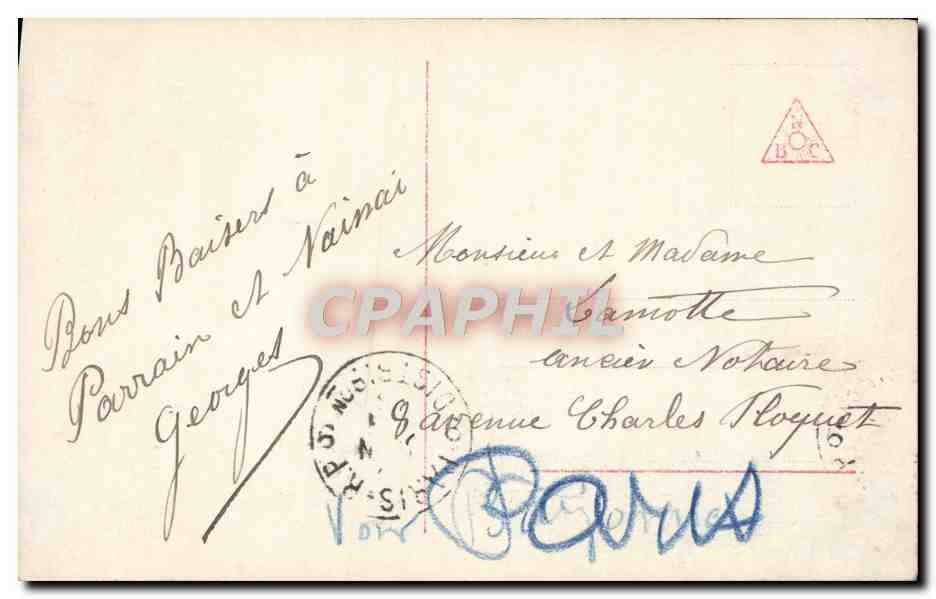 CPA Fantaisie Enfant — Verso