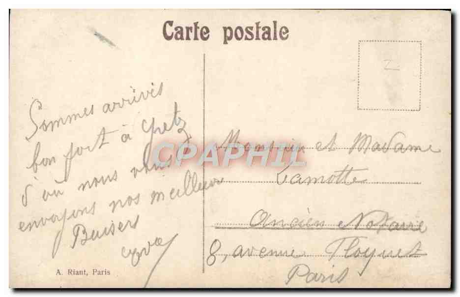CPA Fantaisie Enfant — Rückseite