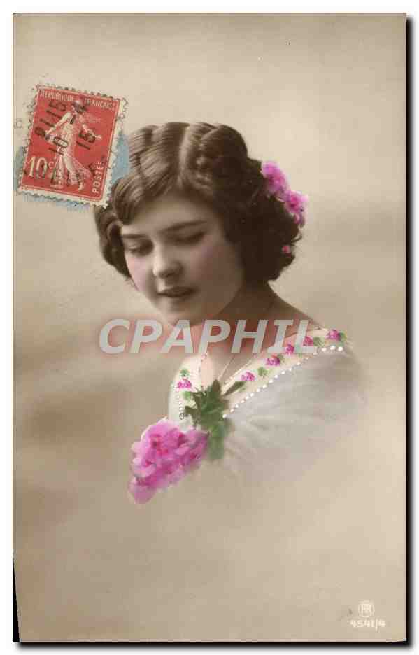 CPA Fantaisie Femme