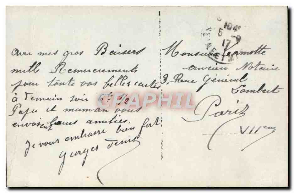 CPA Fantaisie Enfants — Verso