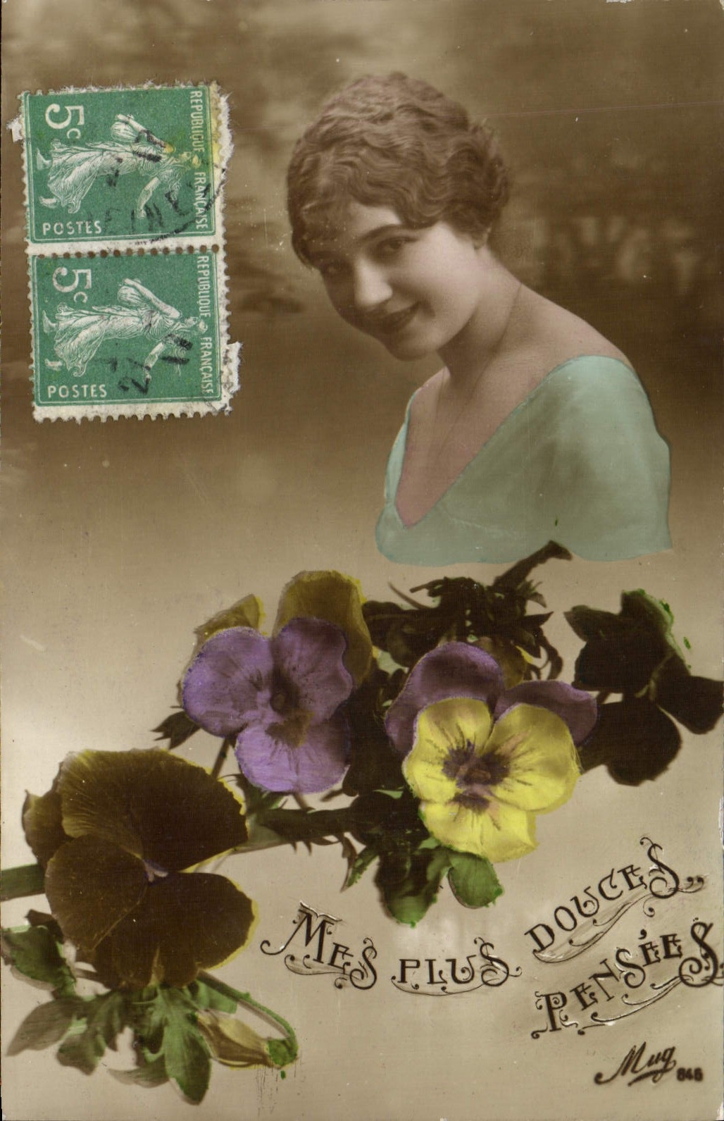 CPA Fantaisie Femme