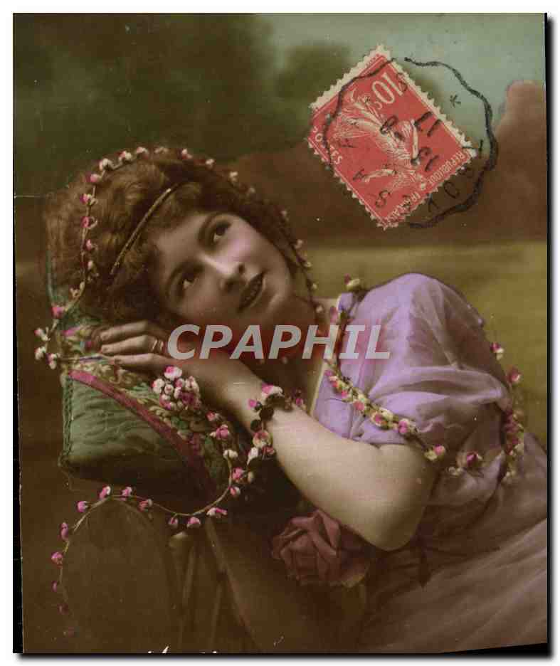 CPA Fantaisie Femme