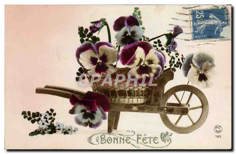 CPA Fantaisie Fleurs 