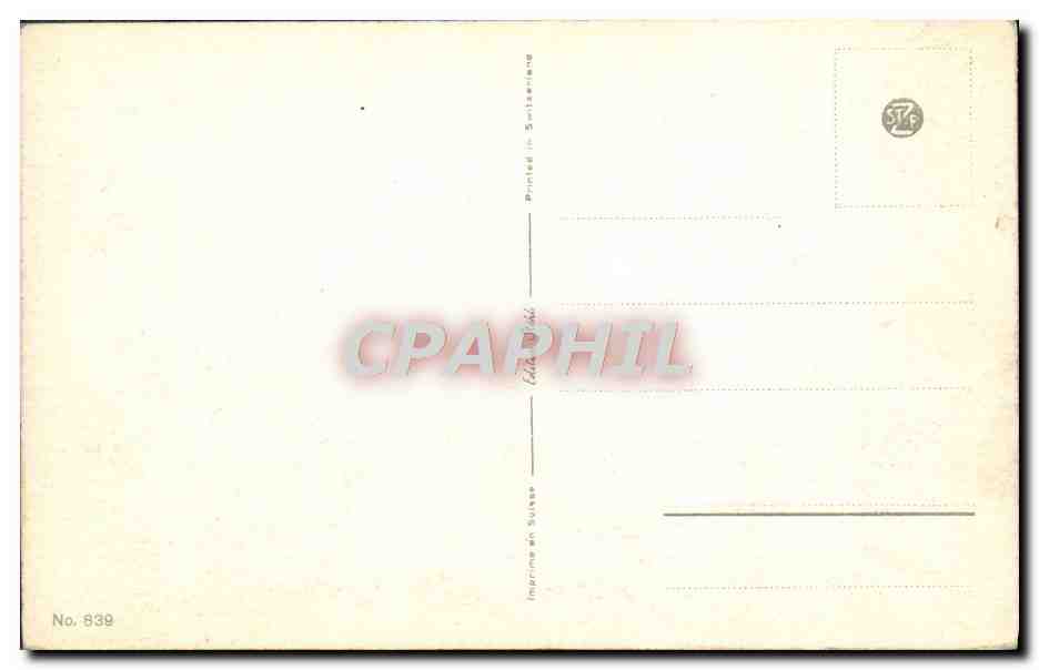 CPA Fantaisie Arbres — Verso
