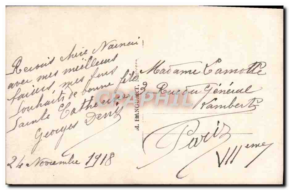CPA Fantaisie Enfant — Rückseite