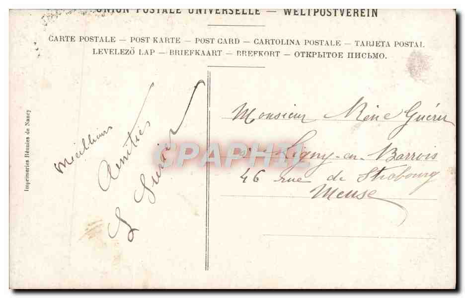 CPA Fantaisie Femme Desclos — Verso