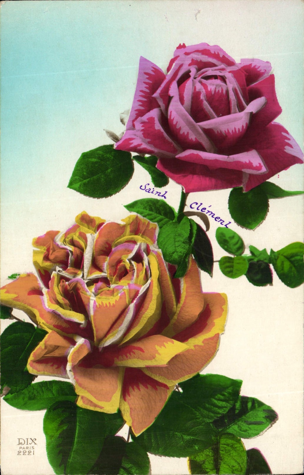 CPA Fantaisie Fleurs