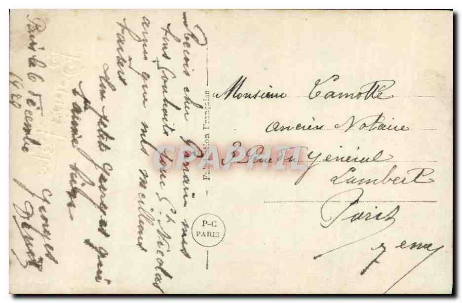 CPA Fantaisie Enfant — Rückseite