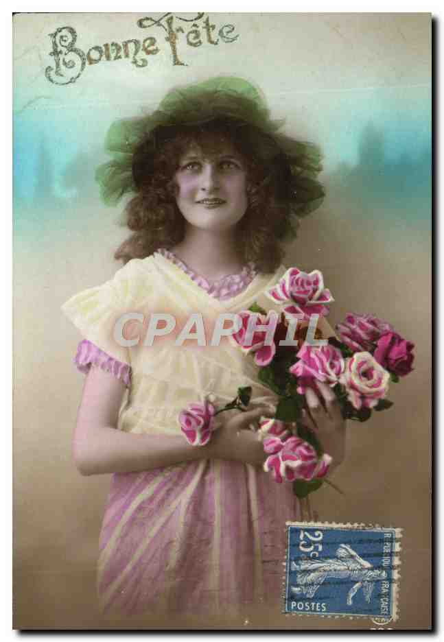 CPA Fantaisie Femme