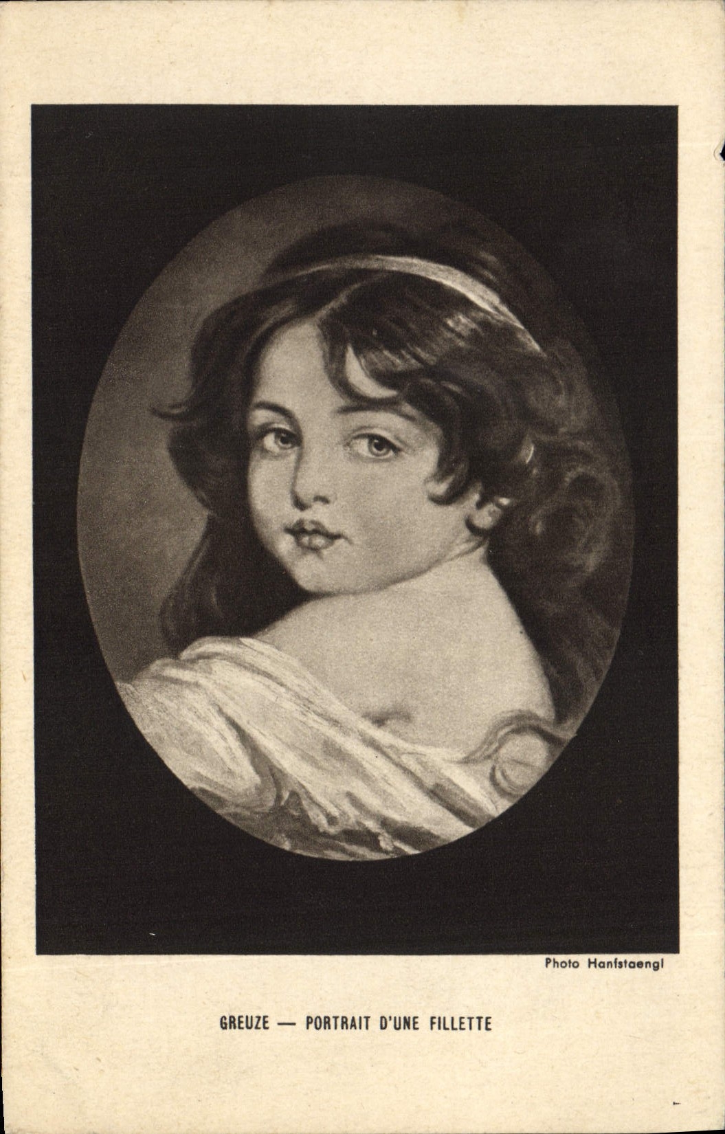 CPA Fantaisie Greuze Portrait d'une fillette