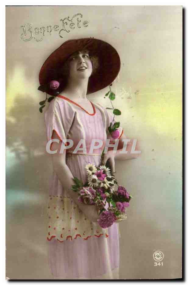 CPA Fantaisie Femme