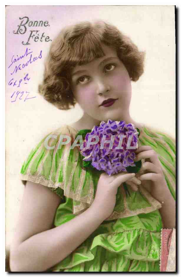 CPA Fantaisie Femme
