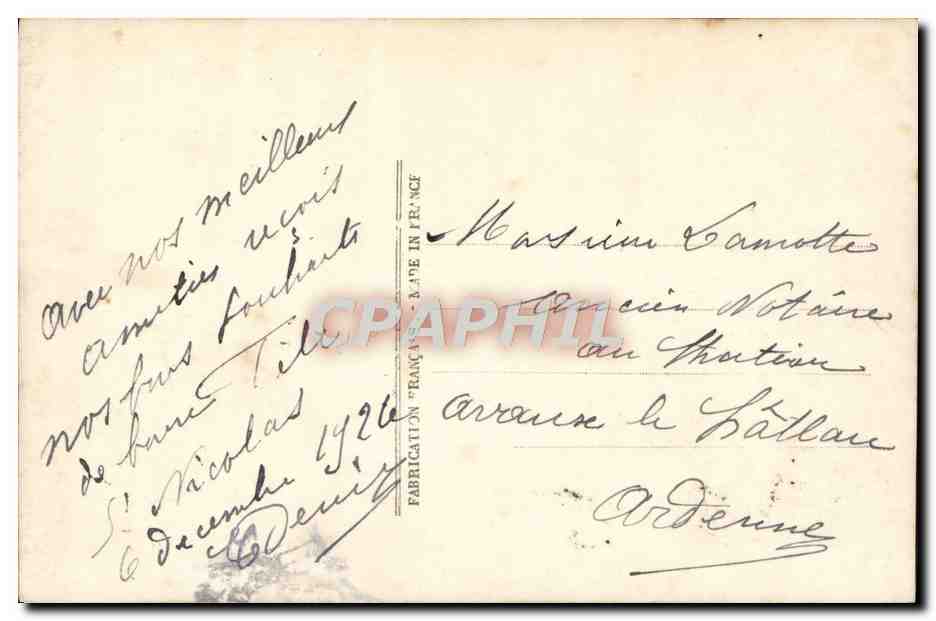 CPA Fantaisie Fleurs — Verso