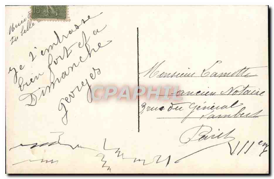 CPA Fantaisie Enfant — Verso