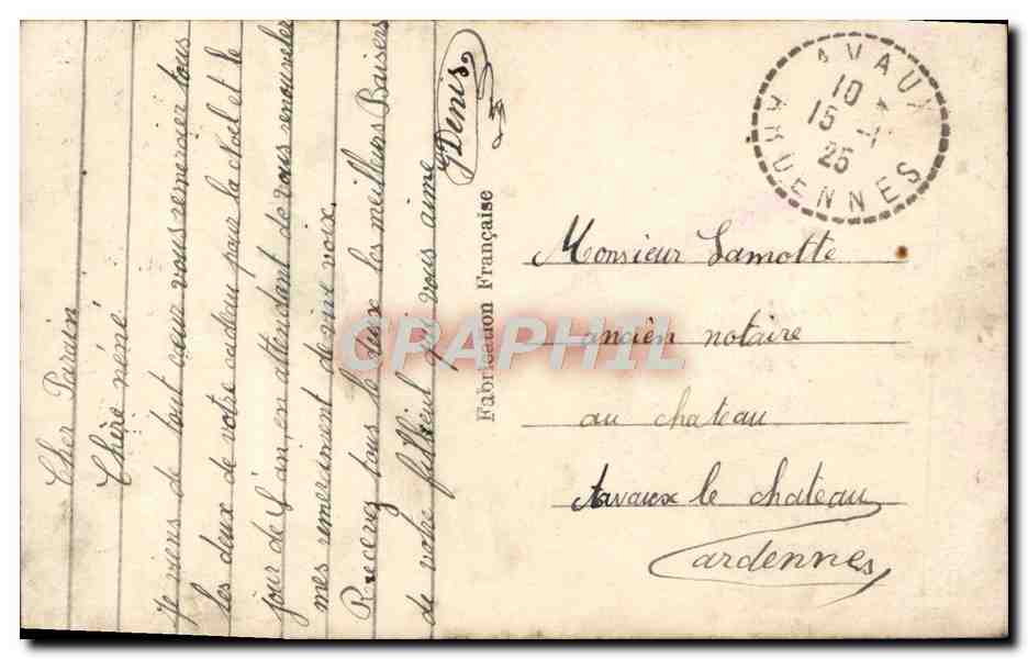 CPA Fantaisie Enfant — Verso