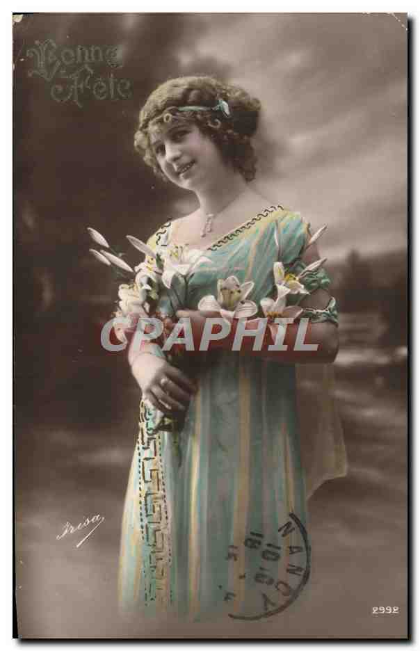 CPA Fantaisie Femme