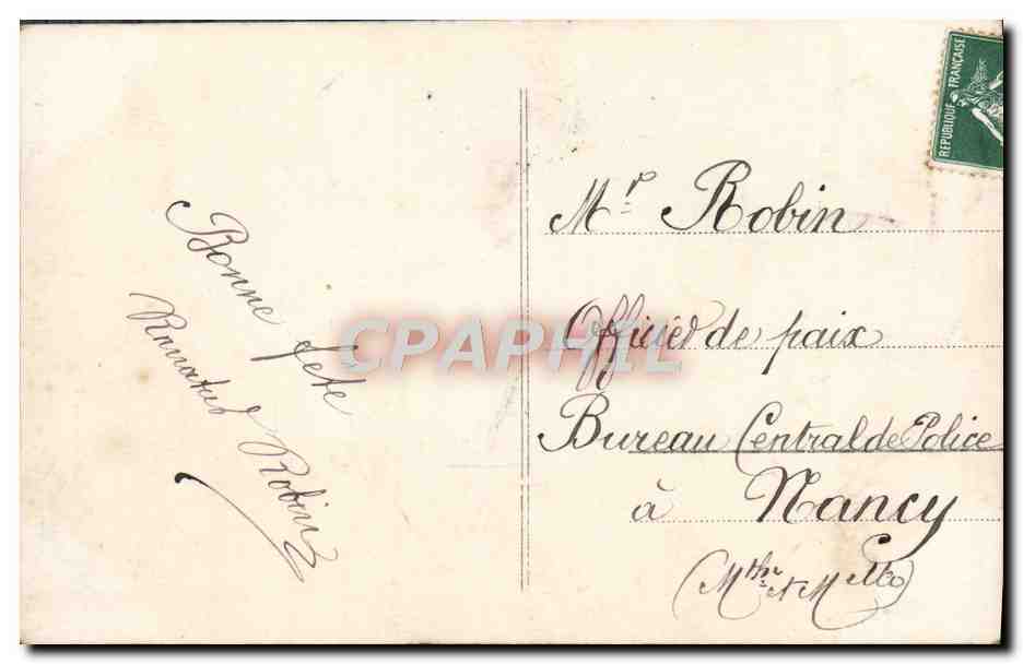 CPA Fantaisie Femme Alsace — Rückseite