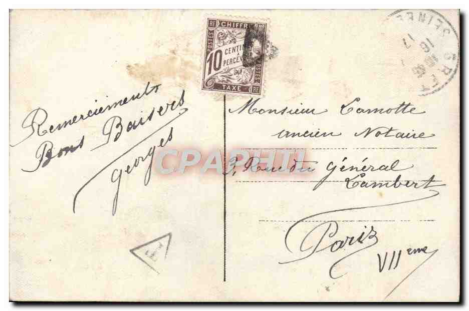 CPA Fantaisie Enfant — Verso