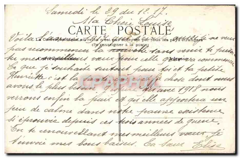 Femme dans un cadre de sabots — éditeur inconnu, n° de série non visible — Reverso