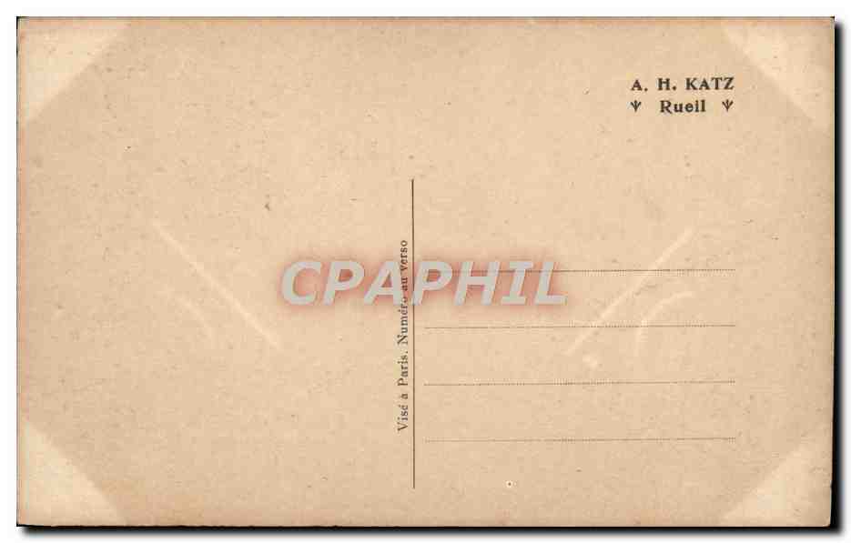 CPA Fantaisie Porte bonheur du poilu Elephant Trefle  — Verso