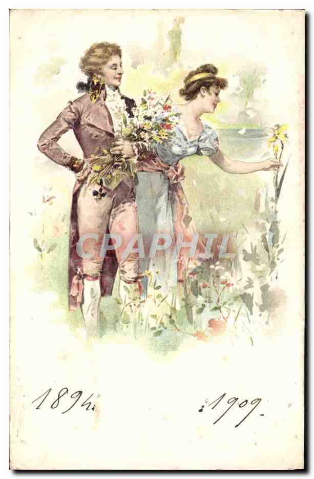 CPA Fantaisie Femme
