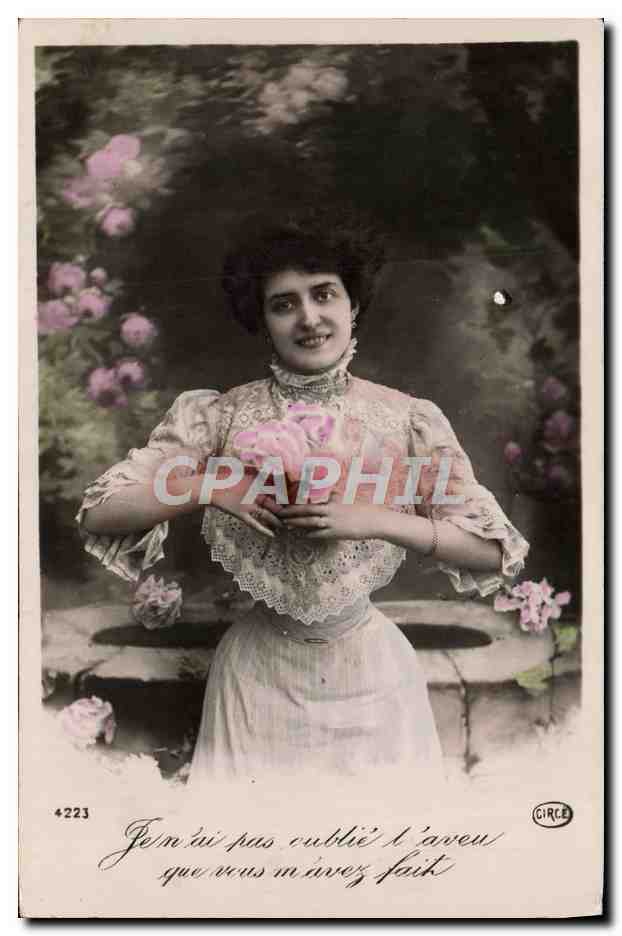 CPA Fantaisie Femme