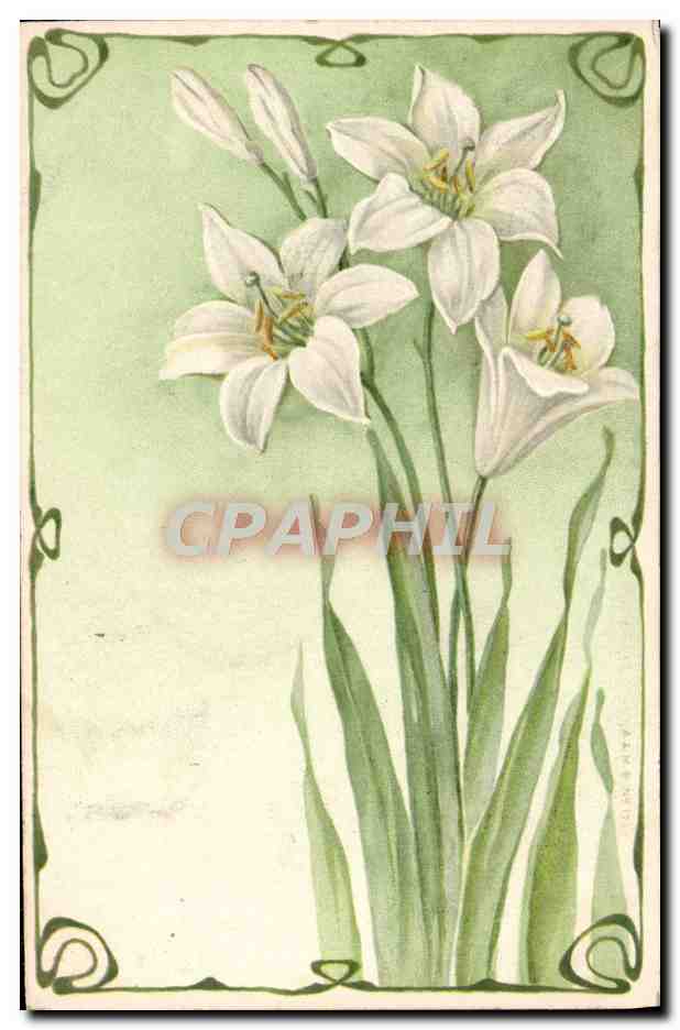 CPA Fantaisie Fleurs