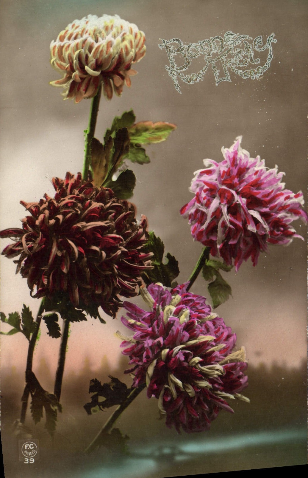 CPA Fantaisie Fleurs
