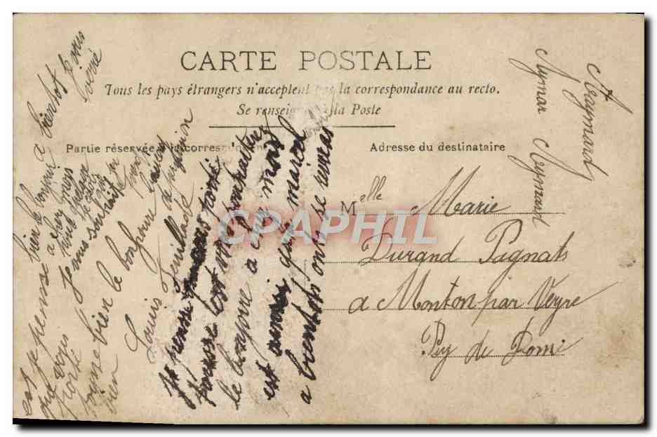 Jeune couple dans un parc — éditeur CIRCE, n° 4268 — Rückseite