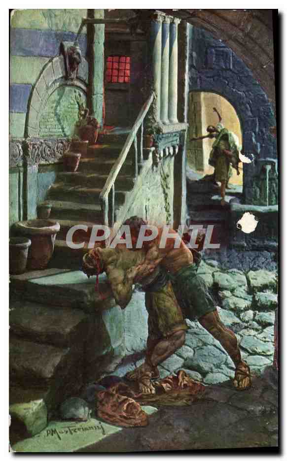 CPA Fantaisie Quo Vadis par Mastroianni Usus etouffe Croton 