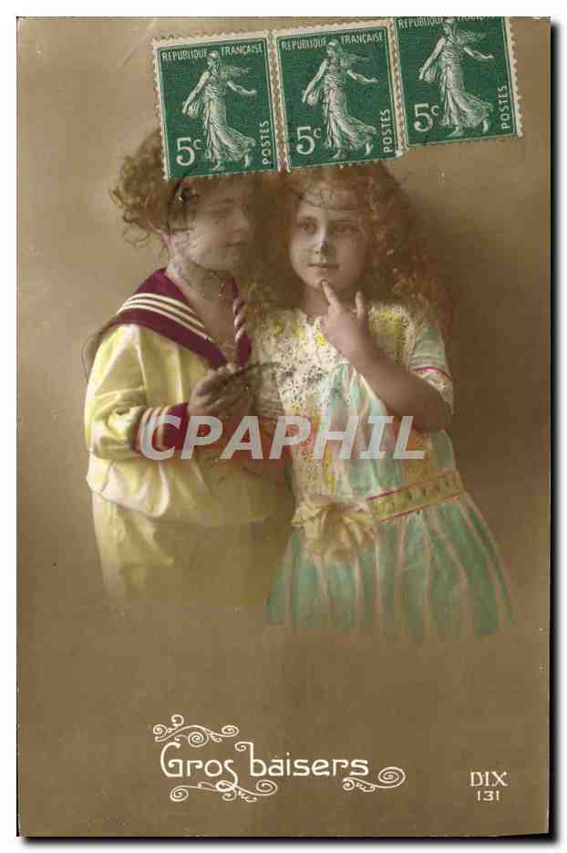 CPA Fantaisie Enfants