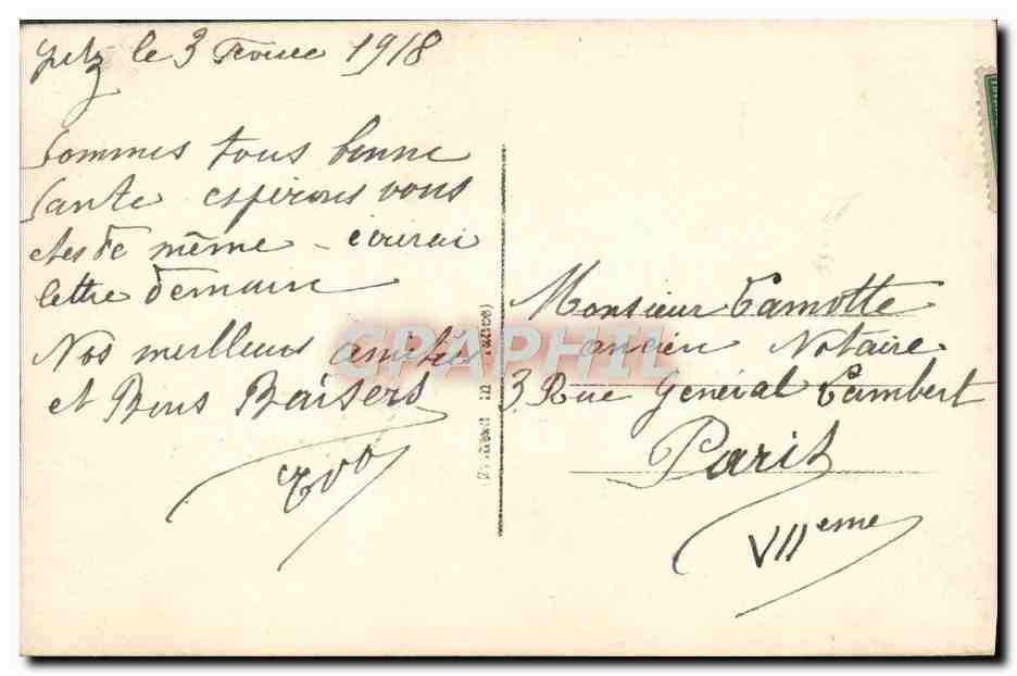 CPA Fantaisie Enfants — Rückseite
