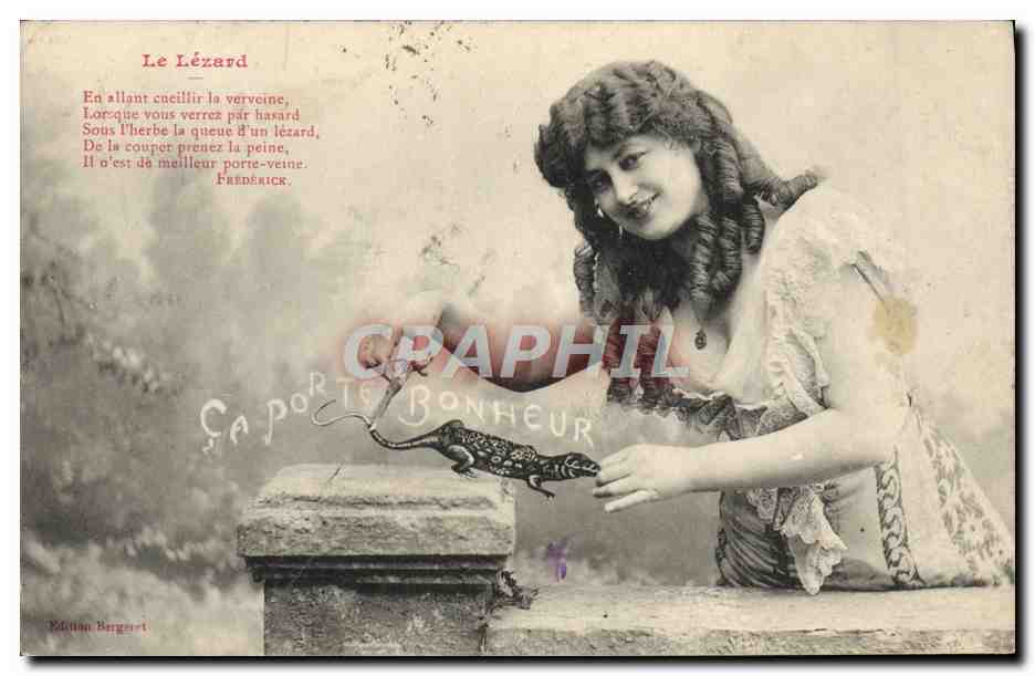 CPA Fantaisie Femme Le leard