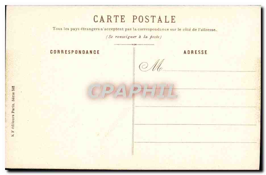 CPA Fantaisie Paysans Glaneuses — Rückseite