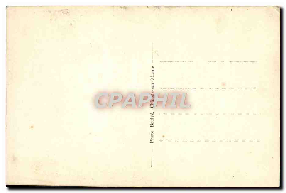 CPA Fantaisie Homme  — Back