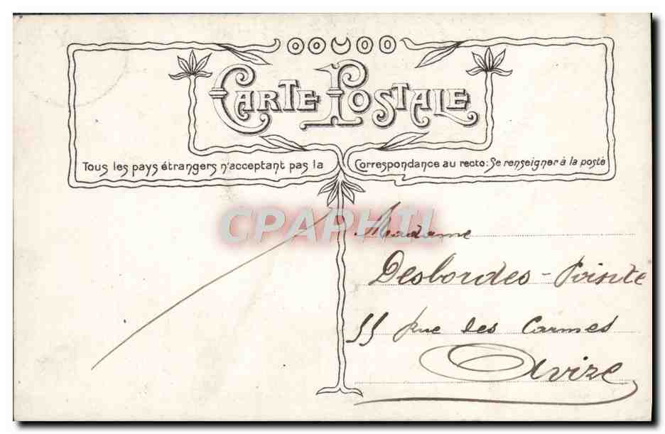 CPA Fantaisie Enfant — Verso