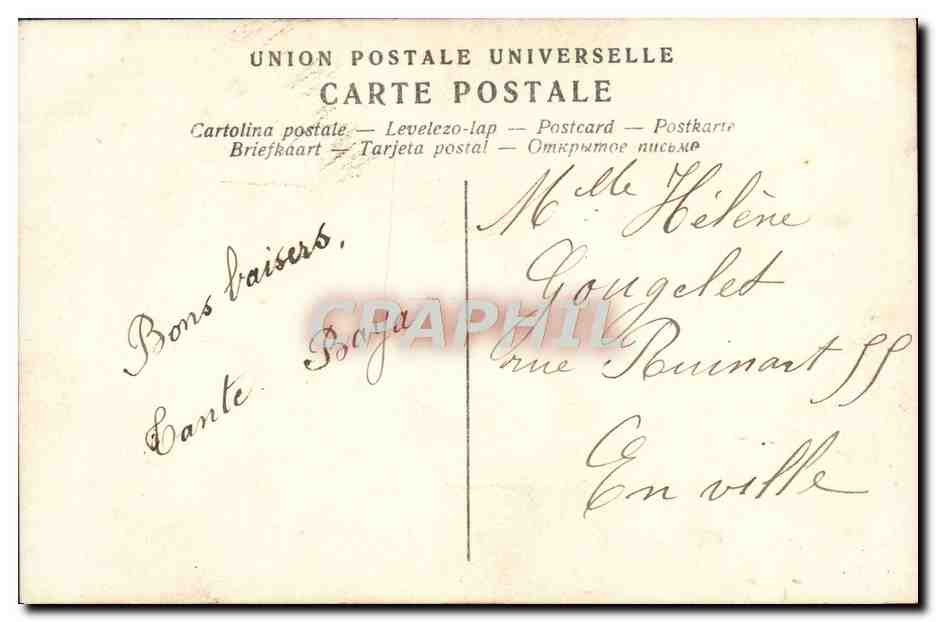 CPA Fantaisie Enfant — Verso