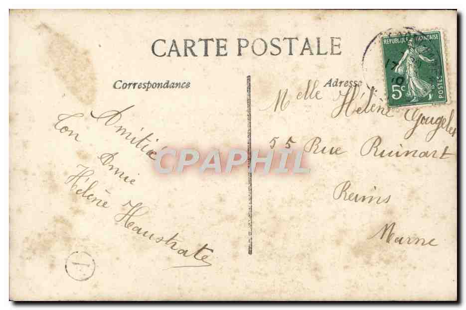 CPA Fantaisie Enfants — Verso