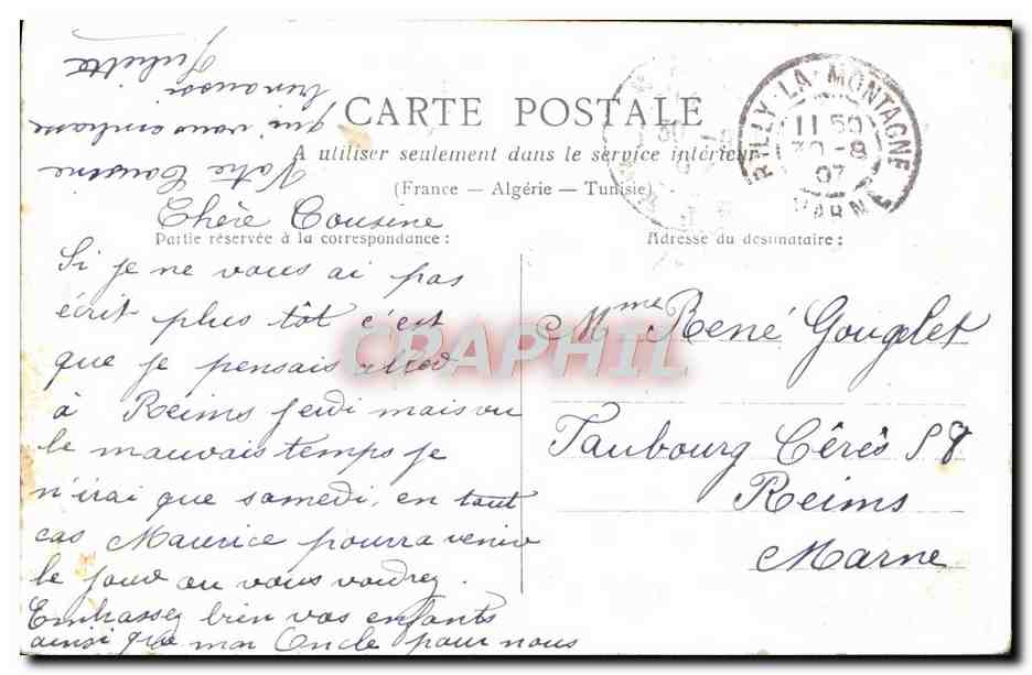 CPA Fantaisie Enfant La cage de Lili Oiseau — Rückseite