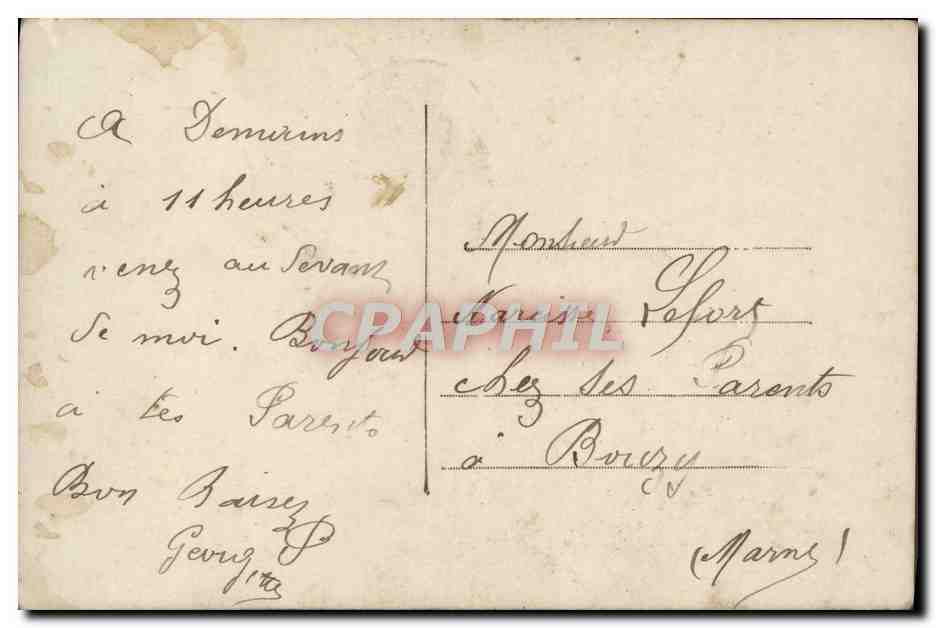 Femme cueillant des roses — carte postale colorisée — ALLYS, n°625 — Achterkant